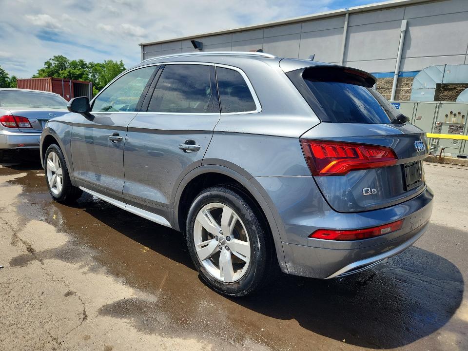 2018 Audi Q5 VIN WA1BNAFY6J2053024 COPART salvage auction — Burn Engine, CT - CERT OF TITLE-SALVAGE, sold $6,000 on 2026-07-14 (photo 2)