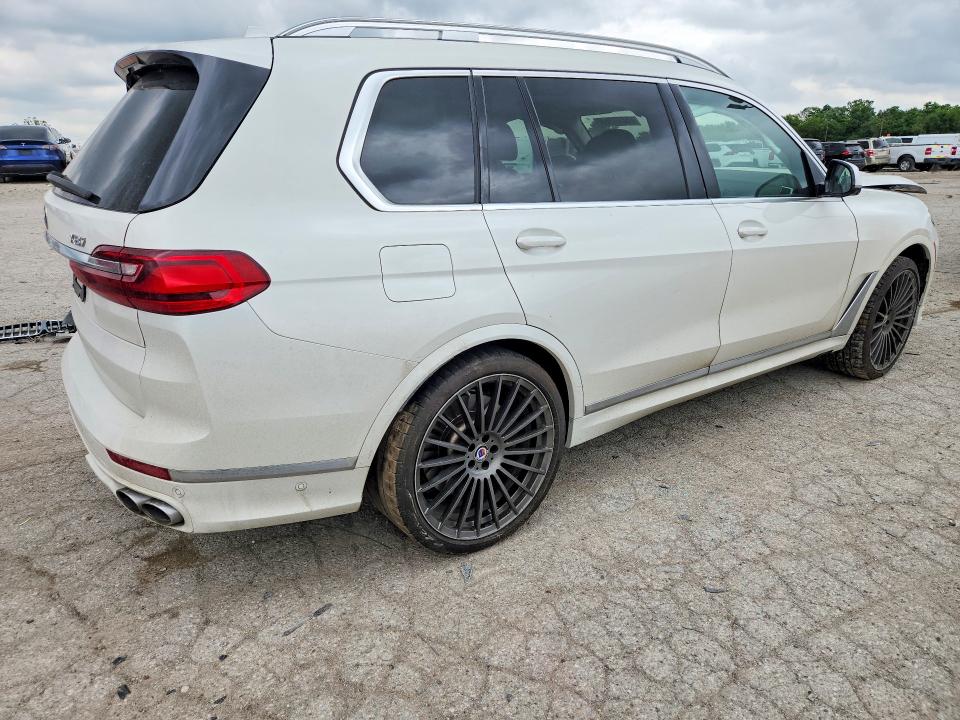 2022 BMW X7 VIN 5UXCX6C11N9K47299 COPART salvage auction — FRONT END, In - Cert Of Title-Salvage Title, sold $33,500 on 2026-07-31 (photo 3)