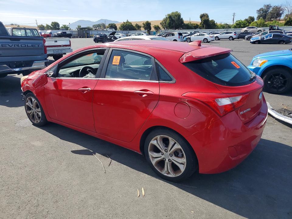 2013 Hyundai Elantra VIN KMHD35LE1DU072297 COPART salvage auction — FRONT END, Ca - Salvage Certificate, sold $300 on 2026-07-13 (photo 2)