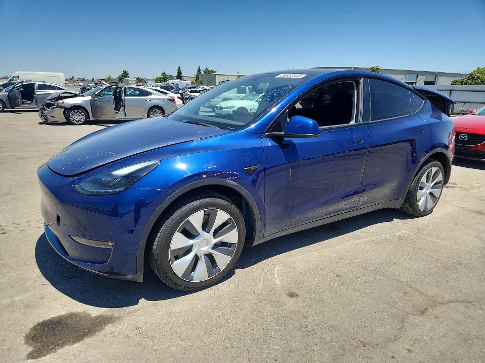 2023 Tesla Model y VIN 7SAYGAEE0PF836964 COPART salvage auction — REAR END, CA - SALVAGE CERTIFICATE, sold $9,800 on 2026-07-24 (photo 1)