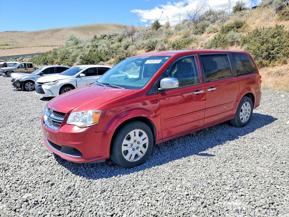 2015 Dodge Caravan VIN 2C4RDGBG7FR709635 COPART salvage auction — FRONT END, Nv - Certificate Of Title, sold $500 on 2026-07-09 (photo 1)