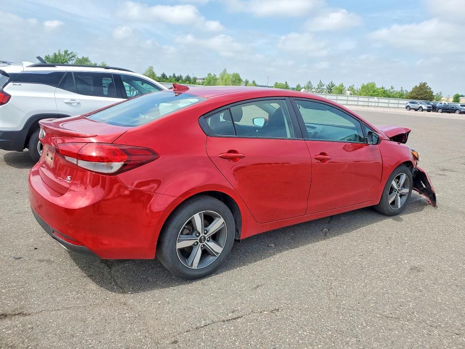 2018 Kia Forte VIN 3KPFL4A72JE255326 COPART salvage auction — FRONT END, Mn - Cert Of Title-Salvage, sold $1,300 on 2026-07-02 (photo 3)