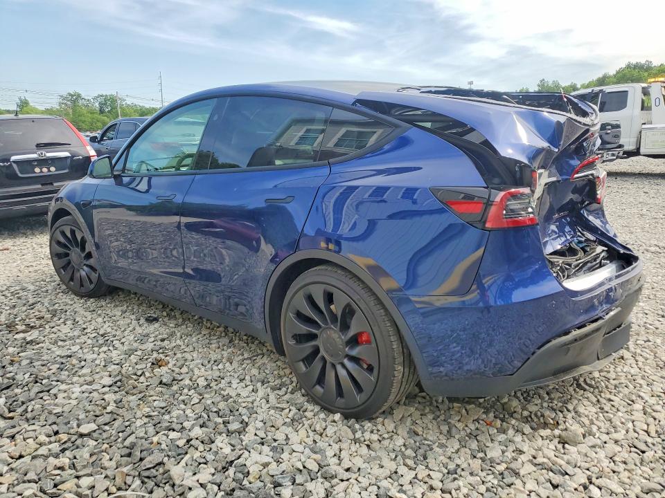 2025 Tesla Model y VIN 7SAYGDEF6SA352748 COPART salvage auction — REAR END, Ma - Cert Of Title-Salvage, sold $13,300 on 2026-07-09 (photo 2)
