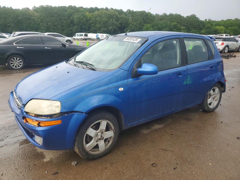 2006 Chevrolet Aveo VIN KL1TG66656B578557 COPART salvage auction — FRONT END, Ms - Cert Of Title-Salvaged, sold $250 on 2026-07-17 (photo 1)