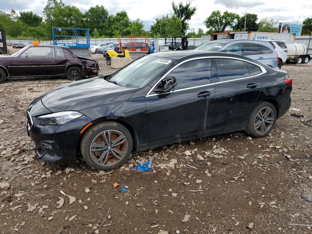 2021 BMW 2 Series VIN WBA73AK06M7H43249 COPART salvage auction — Front End, IL - CERTIFICATE OF TITLE (P), sold $9,700 on 2026-07-01 (photo 1)