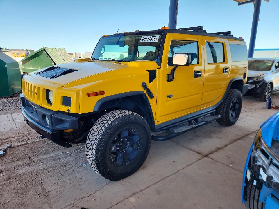 2003 Hummer H2 VIN 5GRGN23U03H132738 COPART salvage auction — MINOR DENT/SCRATCHES, Az - Certificate Of Title, sold $5,800 on 2026-07-02 (photo 1)