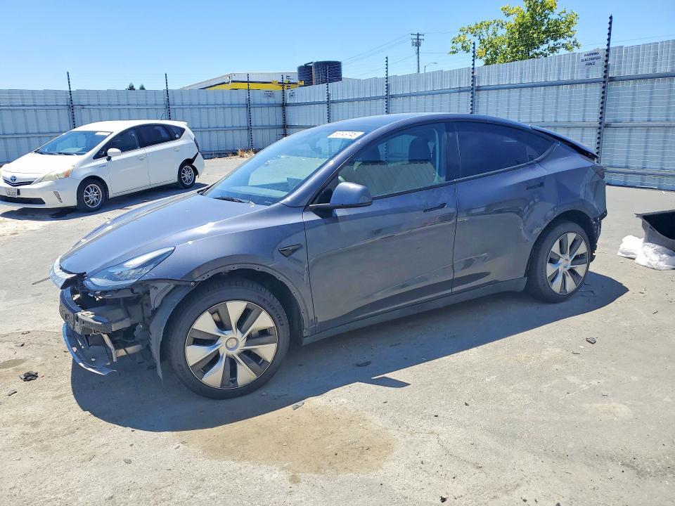 2022 Tesla Model y VIN 7SAYGDEE1NF571938 COPART salvage auction — FRONT END, Ca - Salvage Certificate, sold $8,200 on 2026-07-02 (photo 1)