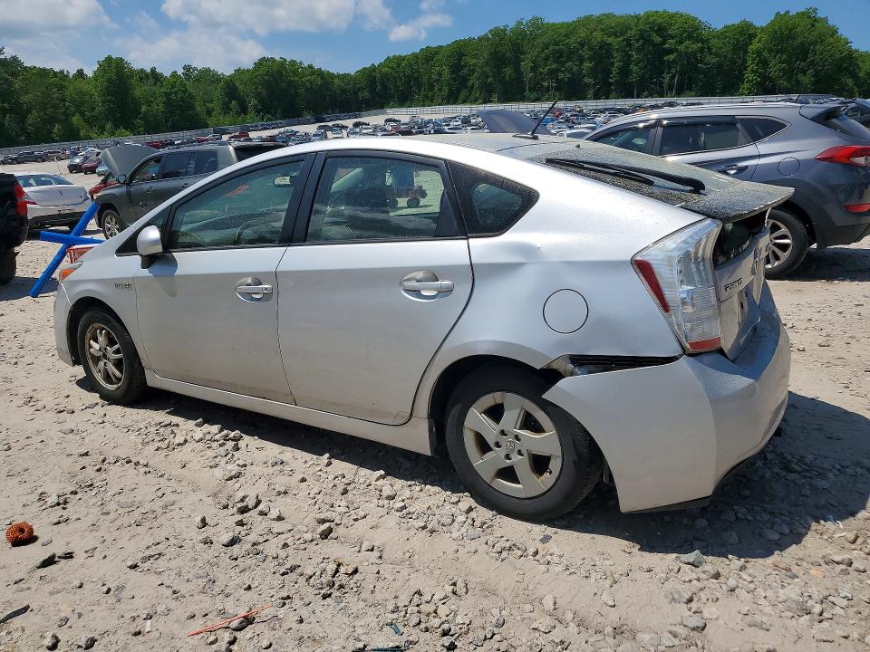 2011 Toyota Prius VIN JTDKN3DUXB5324703 COPART salvage auction — REAR END, Ma - Cert Of Title-Reconstrctd Coll, sold $775 on 2026-07-08 (photo 2)