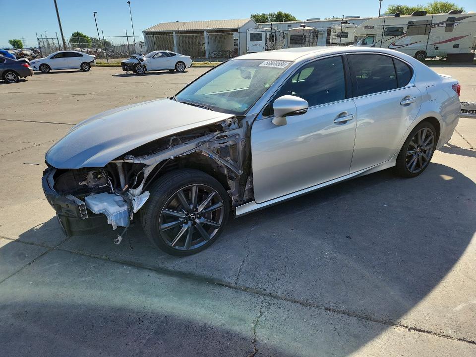 2014 Lexus Gs VIN JTHBE1BL7E5036297 COPART salvage auction — FRONT END, Ca - Salvage Certificate, sold $6,800 on 2026-07-13 (photo 1)
