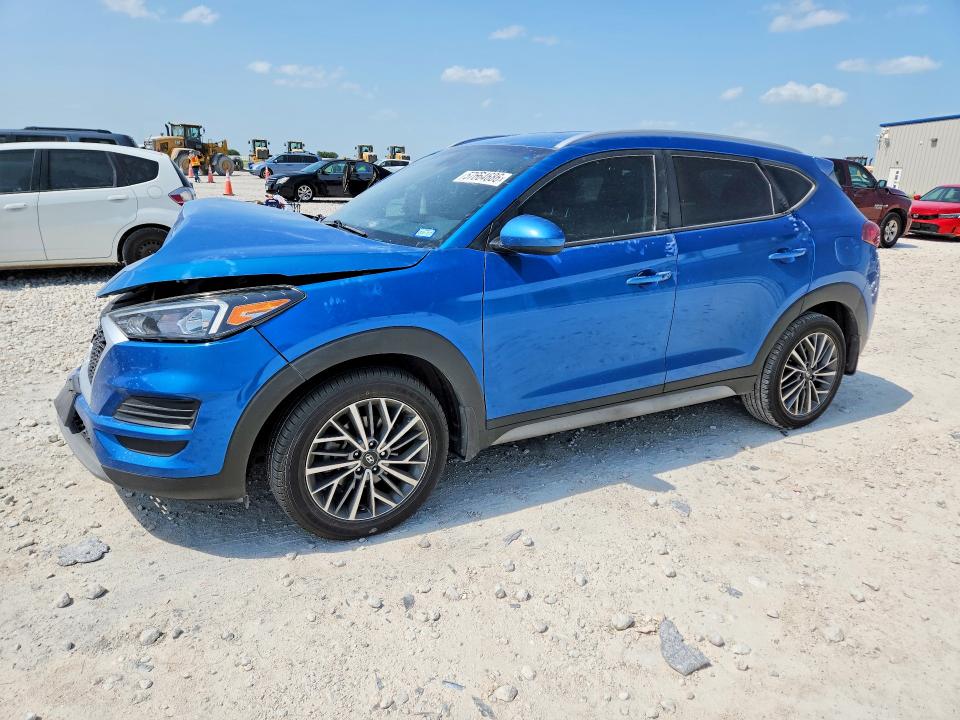 2020 Hyundai Tucson VIN KM8J33AL1LU170186 COPART salvage auction — FRONT END, Tx - Salvage Vehicle Title, sold $2,800 on 2026-07-16 (photo 1)