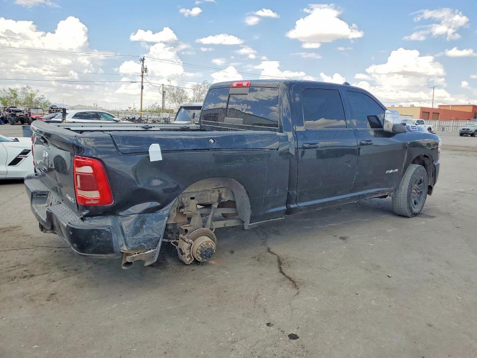 2023 Ram 2500 VIN 3C6UR5FJXPG588023 COPART salvage auction — REAR END, Nm - Cert Of Title-Salvage, sold $10,500 on 2026-07-24 (photo 3)