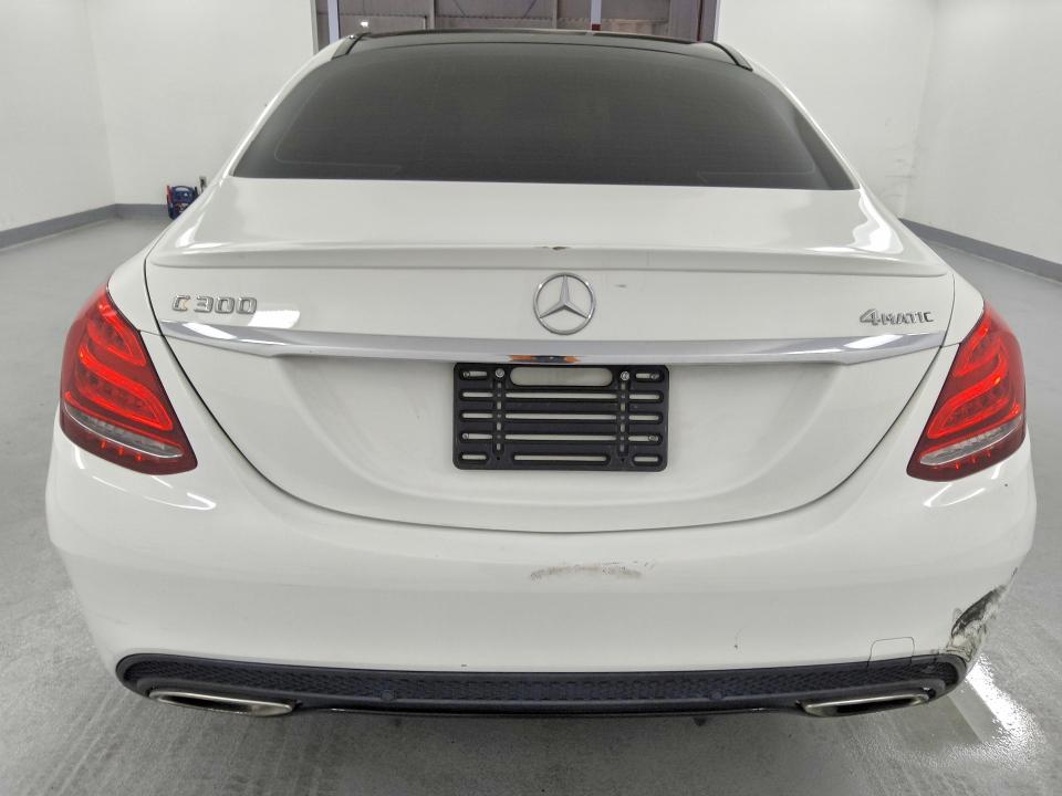 2016 Mercedes-benz C class VIN 55SWF4KB5GU134270 COPART salvage auction — REAR END, CA - CERTIFICATE OF TITLE, sold $6,400 on 2026-07-14 (photo 6)
