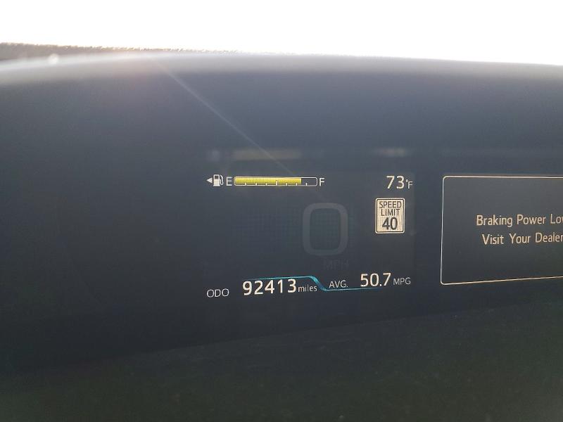 2021 Toyota Prius VIN JTDKAMFU6M3151601 COPART salvage auction — FRONT END, Ca - Salvage Certificate, sold $2,550 on 2026-07-07 (photo 9)