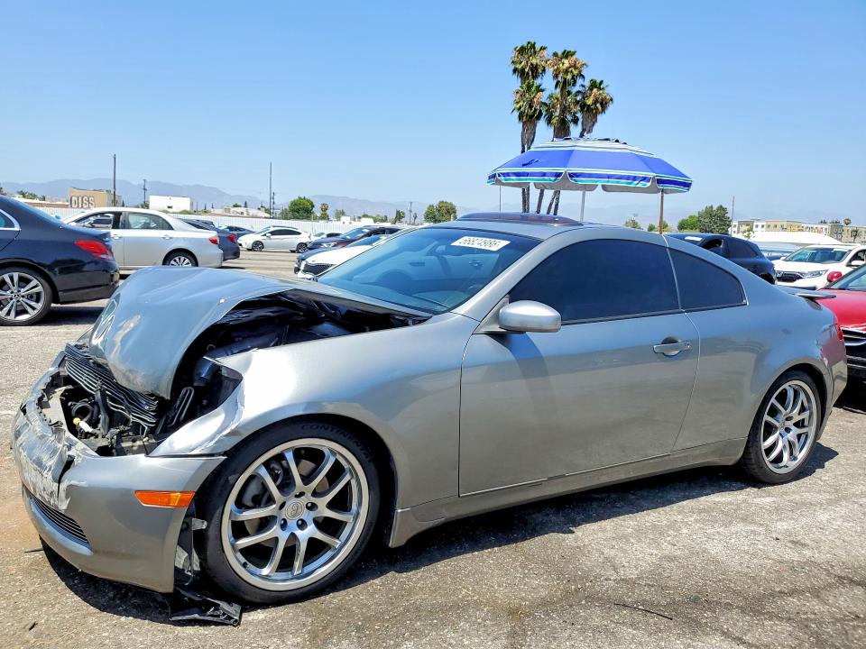 2005 Infiniti G35 VIN JNKCV54E95M426253 COPART salvage auction — FRONT END, Ca - Salvage Certificate, sold $1,750 on 2026-07-24 (photo 1)