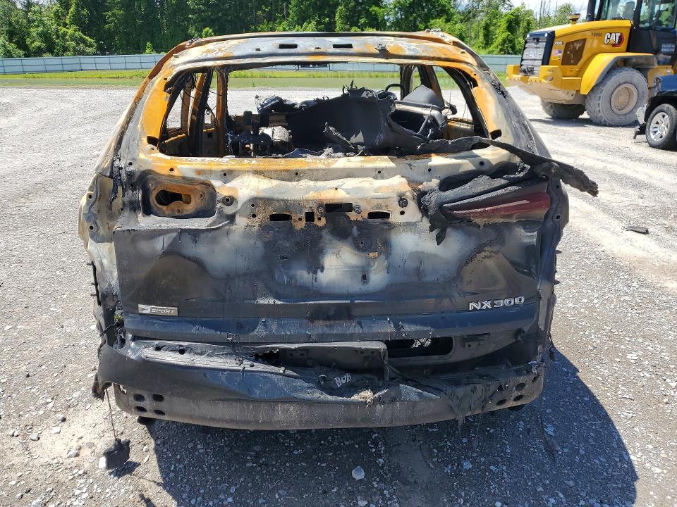2019 Lexus Nx 300 VIN JTJYARBZXK2142702 COPART salvage auction — BURN, Ny - Mv907A-Parts Only, sold $225 on 2026-07-06 (photo 6)