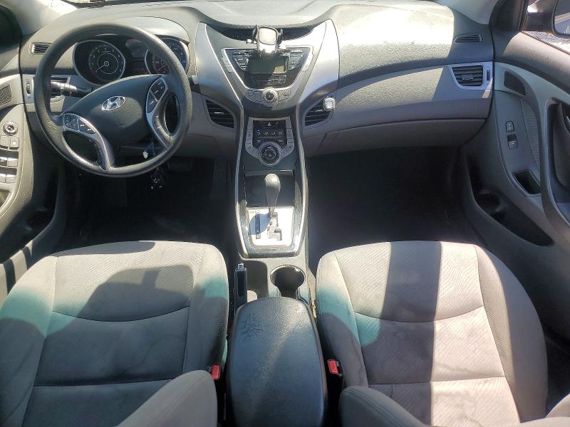 2013 Hyundai Elantra VIN KMHDH4AE3DU533496 COPART salvage auction — VANDALISM, Ca - Salvage Certificate, sold $725 on 2026-07-16 (photo 8)