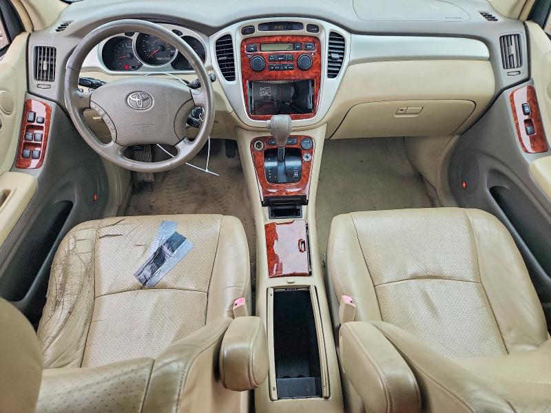 2005 Toyota Highlander VIN JTEEP21A950127014 COPART salvage auction — FRONT END, Ny - Mv-907A Salvage Certificate, sold $1,350 on 2026-07-20 (photo 8)