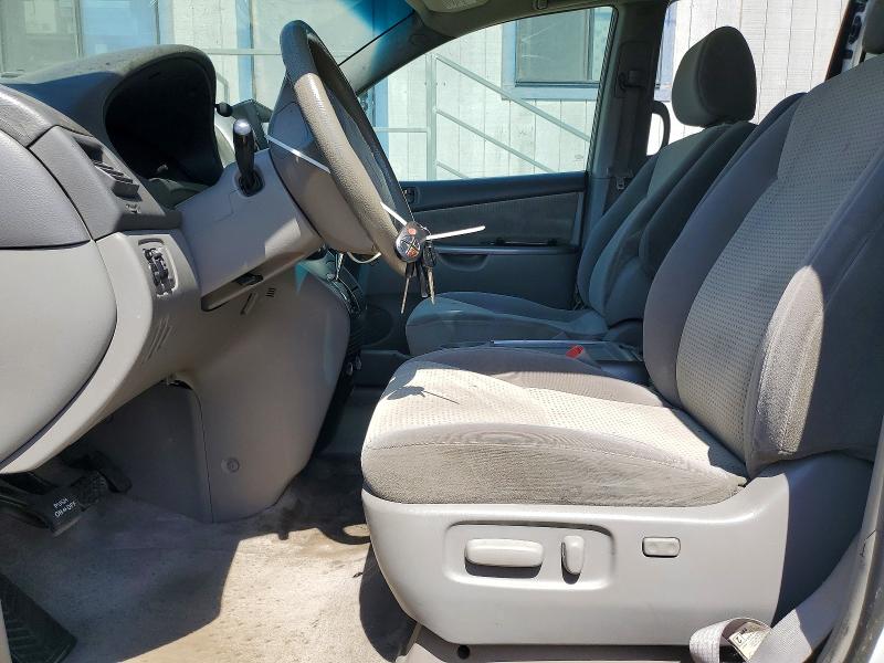 2009 Toyota Sienna VIN 5TDZK23C99S276190 COPART salvage auction — REAR END, Ca - Salvage Certificate, sold $750 on 2026-07-02 (photo 7)