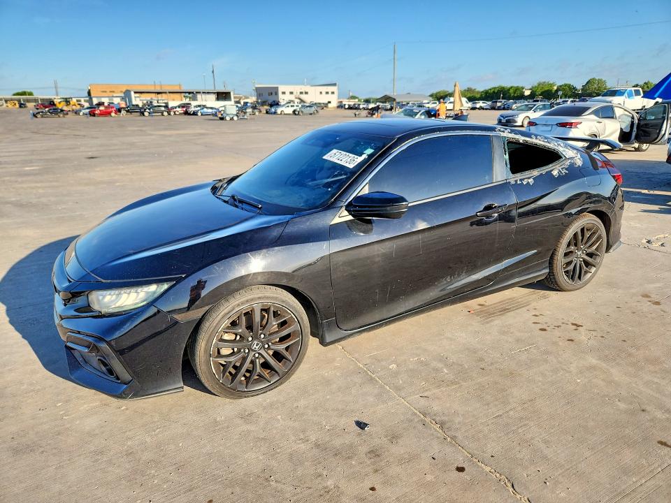 2020 Honda Civic VIN 2HGFC3A57LH753829 COPART salvage auction — REAR END, Fl - Certificate Of Title, sold $9,400 on 2026-07-30 (photo 1)