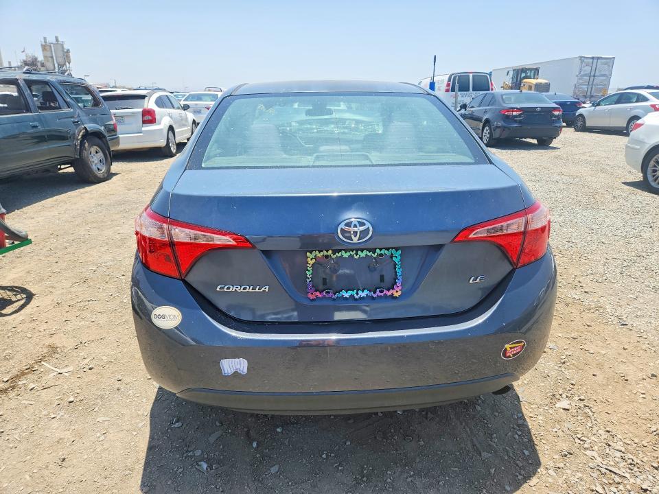 2017 Toyota VIN 5YFBURHE2HP715509 COPART salvage auction — FRONT END, CA - SALVAGE CERTIFICATE, sold $2,700 on 2026-07-24 (photo 6)