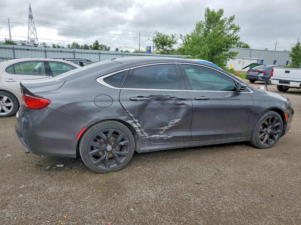 2016 Chrysler 200 VIN 1C3CCCCG5GN186988 COPART salvage auction — SIDE, On - Permit No Brand - Unfit, sold $1,300 on 2026-07-02 (photo 3)