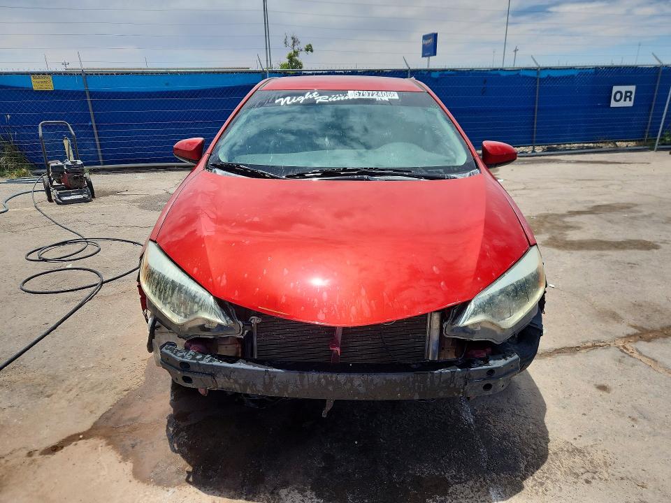 2016 Toyota Corolla VIN 5YFBURHE2GP479586 COPART salvage auction — FRONT END, Nm - Certificate Of Title, sold $775 on 2026-07-07 (photo 5)