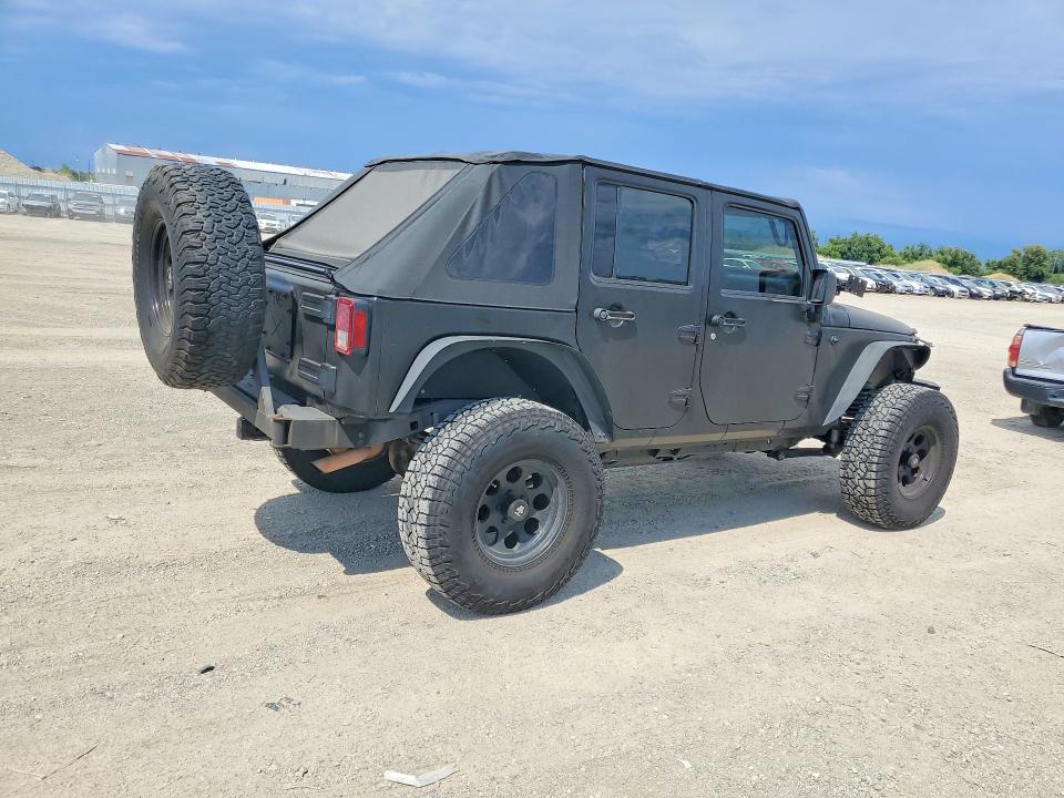 2009 Jeep Wrangler unlimited VIN 1J4GA39129L752913 COPART salvage auction — SIDE, CA - SALVAGE CERTIFICATE, sold $6,600 on 2026-07-02 (photo 3)