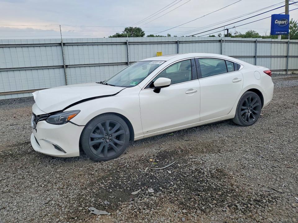 2016 Mazda 6 VIN JM1GJ1W59G1463327 COPART salvage auction — FRONT END, Nj - Cert Of Title-Salvage, sold $1,150 on 2026-07-24 (photo 1)