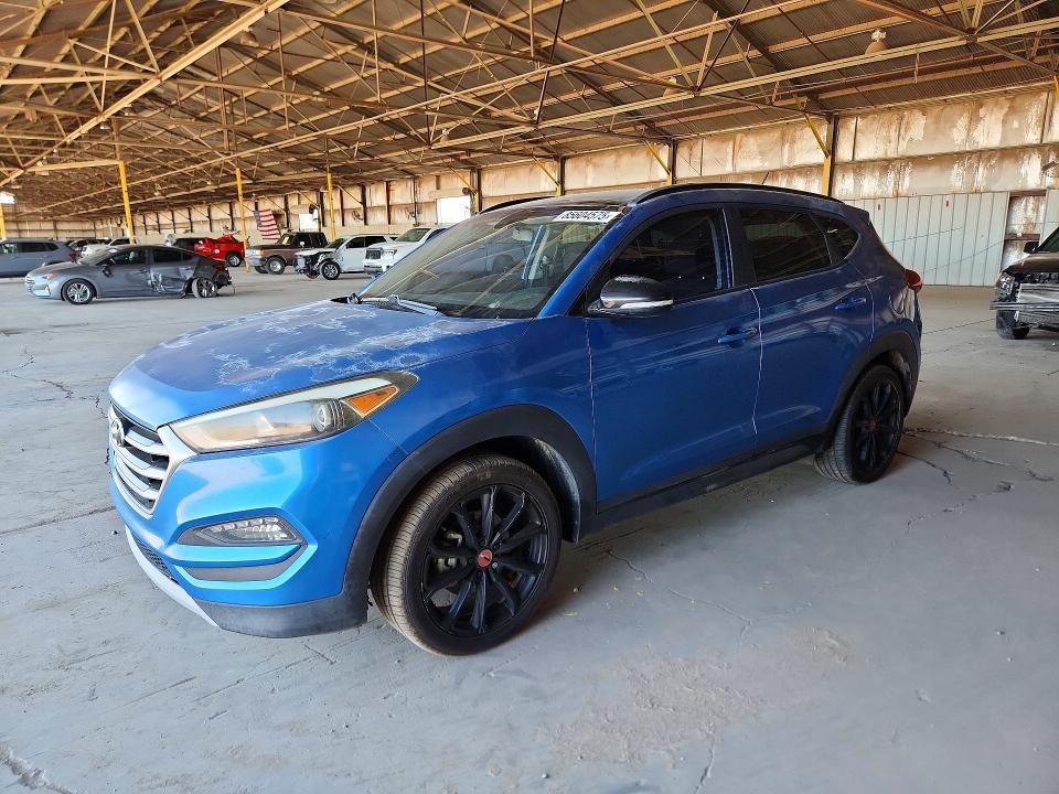 2017 Hyundai Tucson VIN KM8J33A26HU454735 COPART salvage auction — MINOR DENT/SCRATCHES, Fl - Certificate Of Title, sold $700 on 2026-07-29 (photo 1)