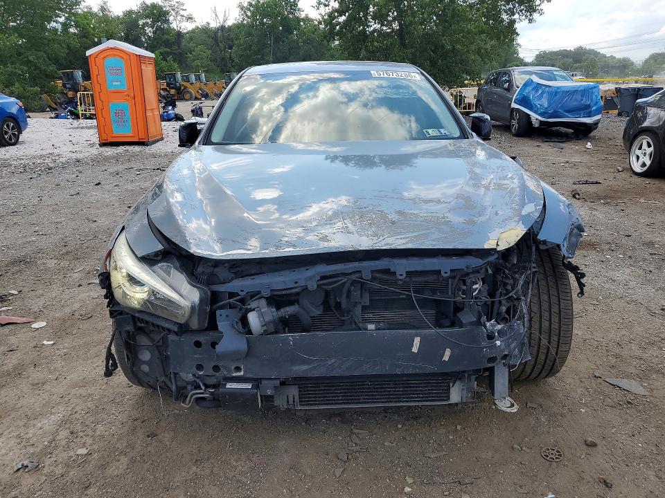 2016 Infiniti Q50 VIN JN1FV7ARXGM450696 COPART salvage auction — FRONT END, Pa - Cert Of Salvage-R=Reconstructe, sold $2,850 on 2026-07-28 (photo 5)