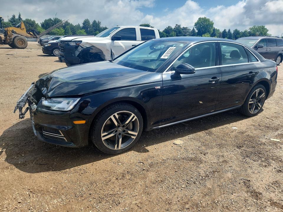 2017 Audi A4 VIN WAUENAF43HN038941 COPART salvage auction — FRONT END, Il - Salvage Certificate, sold $4,650 on 2026-07-21 (photo 1)