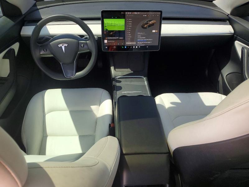 2021 Tesla Model 3 VIN 5YJ3E1EA5MF858819 COPART salvage auction — REAR END, Ca - Salvage Certificate, sold $5,700 on 2026-07-15 (photo 8)