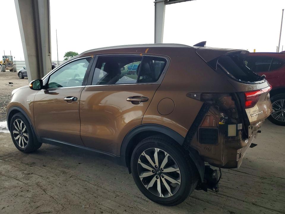 2017 Kia Sportage VIN KNDPNCAC4H7106416 COPART salvage auction — REAR END, Nc - Salvage Cert-Rebuilt, sold $2,750 on 2026-07-15 (photo 2)