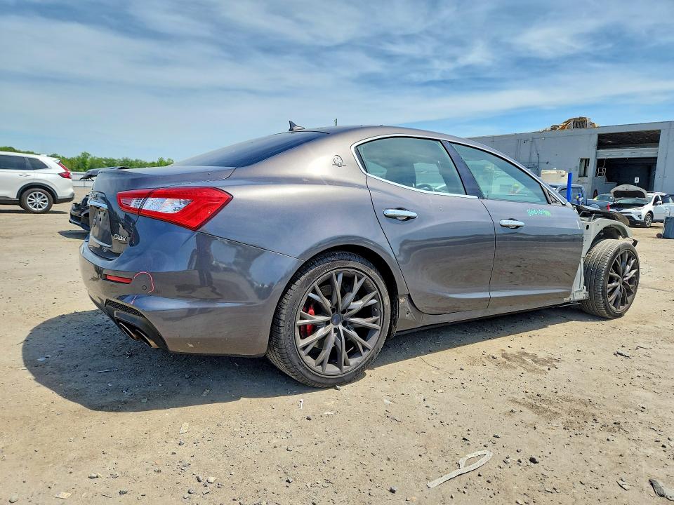 2019 Maserati Ghibli VIN ZAM57XSS5K1339628 COPART salvage auction — FRONT END, Va - Cert Of Title - Salvage, sold $6,600 on 2026-07-08 (photo 3)