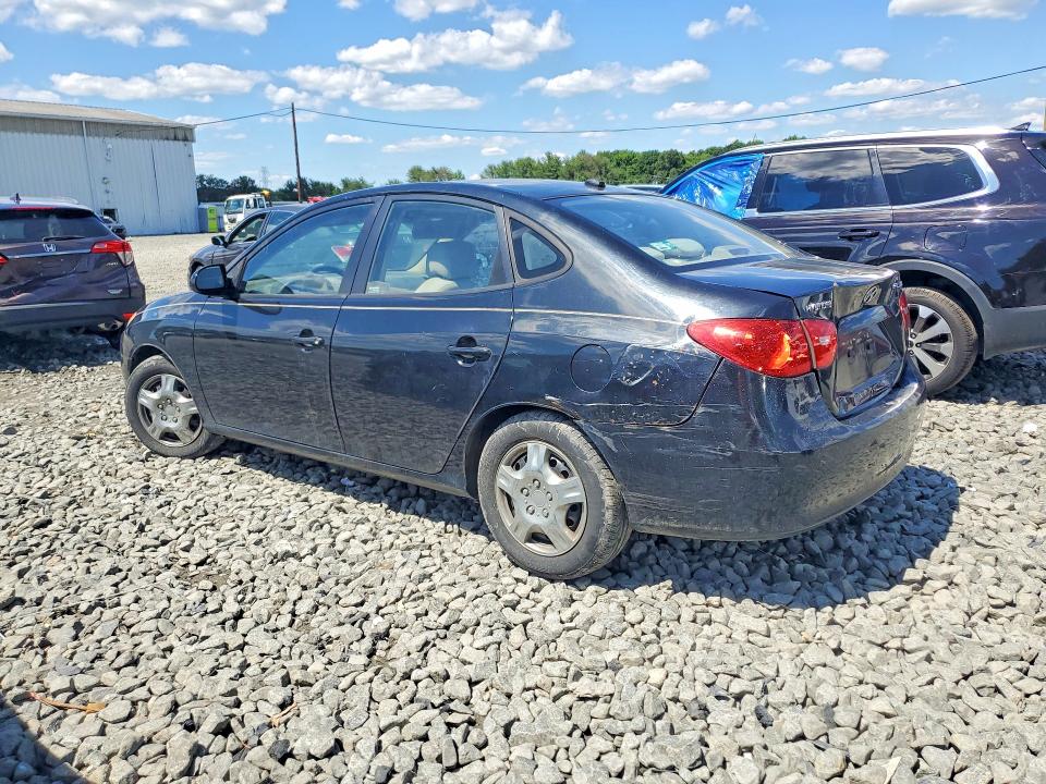 2008 Hyundai Elantra VIN KMHDU46D98U486637 COPART salvage auction — REAR END, NJ - CERT OF TITLE-SALVAGE (P), sold $400 on 2026-07-13 (photo 2)
