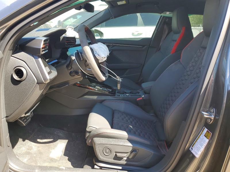 2025 Audi Rs3 VIN WUAGWCGYXSA911303 COPART salvage auction — FRONT END, ON - PERMIT SALVAGE, sold $325 on 2026-08-06 (photo 7)