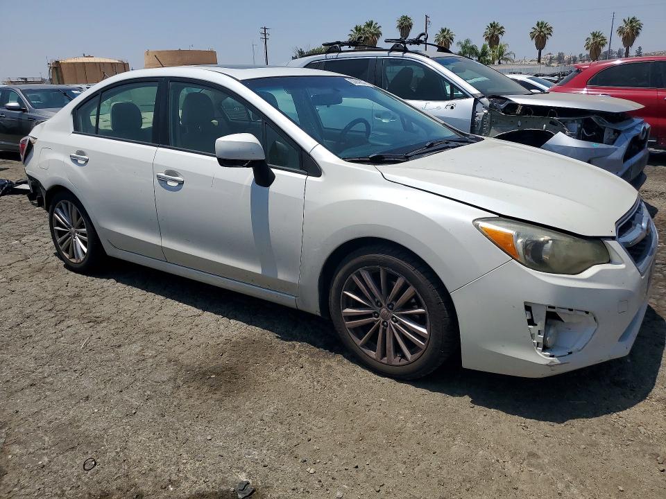 2012 Subaru Impreza VIN JF1GJAK63CH018085 COPART salvage auction — REAR END, Ca - Salvage Certificate, sold $550 on 2026-07-06 (photo 4)