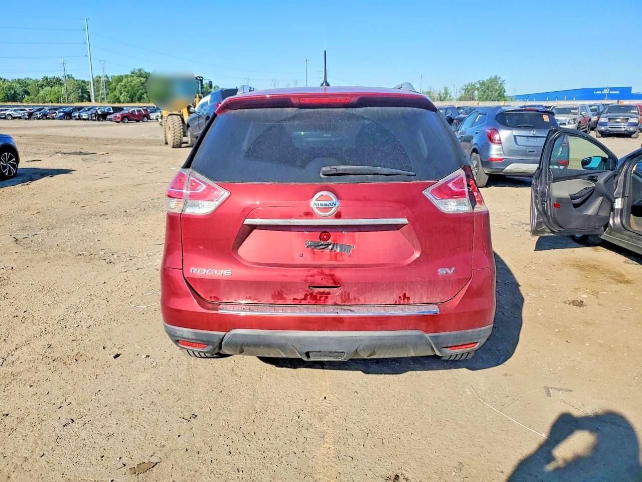 2016 Nissan Rogue VIN KNMAT2MT7GP729867 COPART salvage auction — Front End, MI - CERTIFICATE OF TITLE, sold $900 on 2026-07-10 (photo 6)