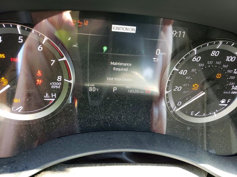 2024 Toyota Highlander VIN 5TDKDRBH0RS564536 COPART salvage auction — FRONT END, Ct - Cert Of Title-Salvage, sold $3,200 on 2026-07-24 (photo 9)