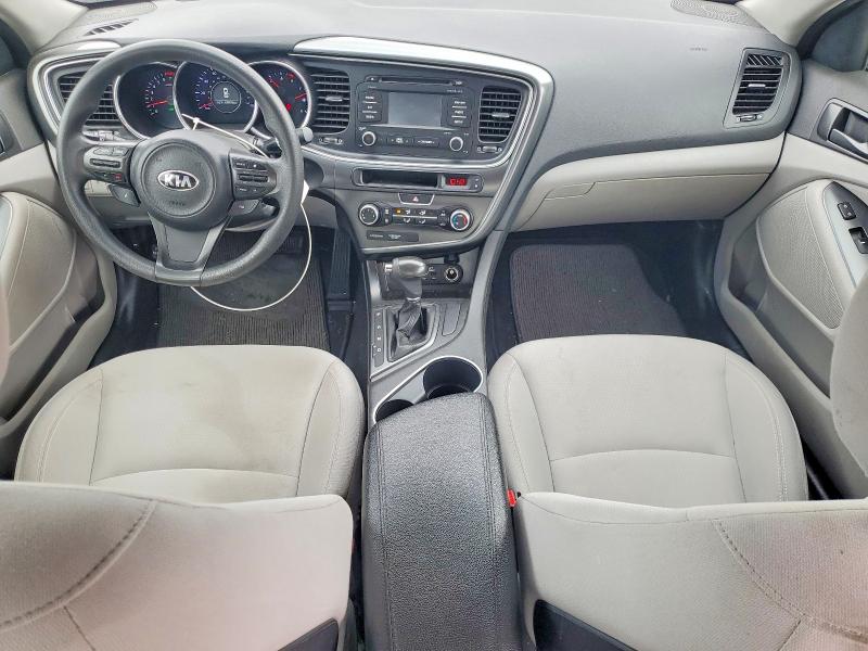 2014 Kia Optima VIN 5XXGM4A79EG273935 COPART salvage auction — FRONT END, Mi - Certificate Of Title, sold $1,150 on 2026-07-09 (photo 8)