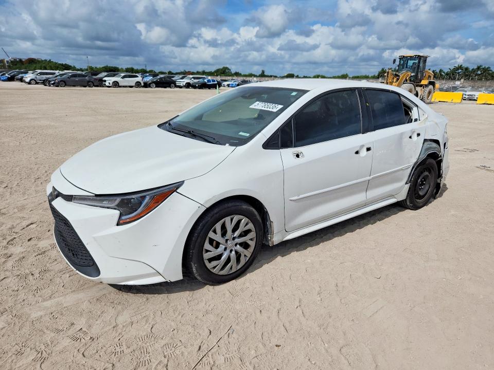 2020 Toyota Corolla VIN JTDEPRAE4LJ028026 COPART salvage auction — REAR END, Fl - Certificate Of Destruction, sold $4,700 on 2026-07-08 (photo 1)