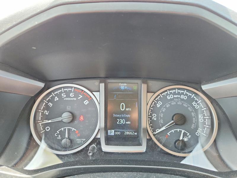 2023 Toyota Tacoma VIN 3TYAZ5CN6PT042232 COPART salvage auction — REAR END, Tx - Salvage Vehicle Title, sold $12,000 on 2026-07-09 (photo 9)