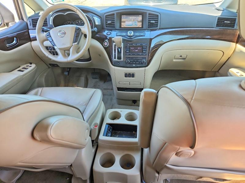 2013 Nissan Quest VIN JN8AE2KP1D9071788 COPART salvage auction — REAR END, NJ - CERT OF TITLE-SALVAGE, sold $225 on 2026-07-29 (photo 8)