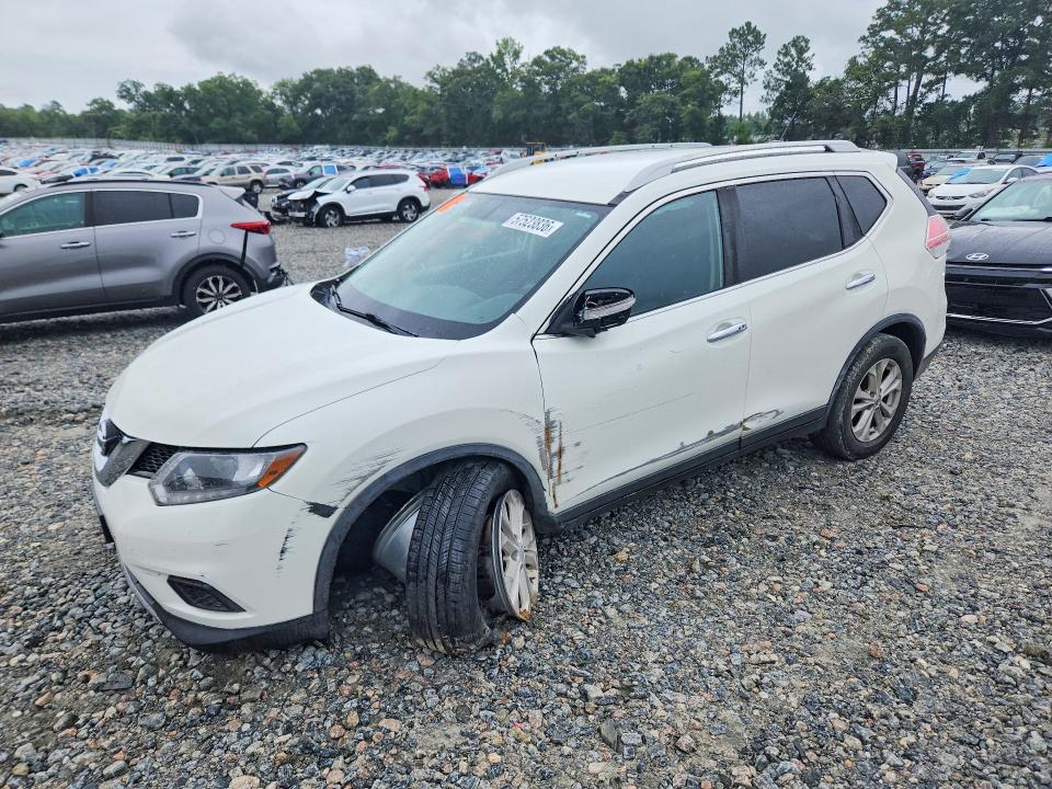 2016 Nissan Rogue VIN JN8AT2MV1GW145881 COPART salvage auction — FRONT END, Ga - Cert Of Title-Salvage, sold $200 on 2026-07-30 (photo 1)