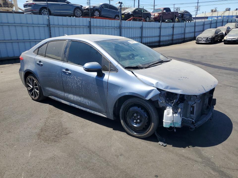 2021 Toyota Corolla VIN JTDS4MCE5MJ060268 COPART salvage auction — FRONT END, Ca - Salvage Certificate, sold $5,500 on 2026-07-15 (photo 4)