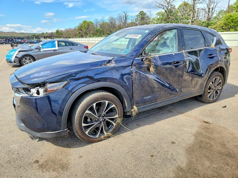 2022 Mazda VIN JM3KFBDM8N0637734 COPART salvage auction — ROLLOVER, NY - MV-907A SALVAGE CERTIFICATE, sold $1,750 on 2026-07-27 (photo 1)