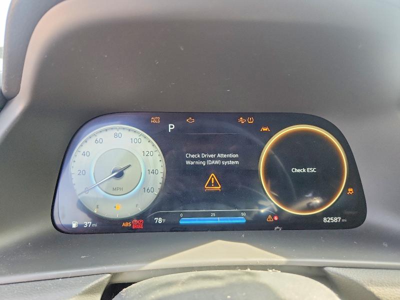 2022 Hyundai Sonata VIN 5NPEK4JC7NH135826 COPART salvage auction — FRONT END, Il - Salvage Certificate, sold $4,050 on 2026-07-24 (photo 9)