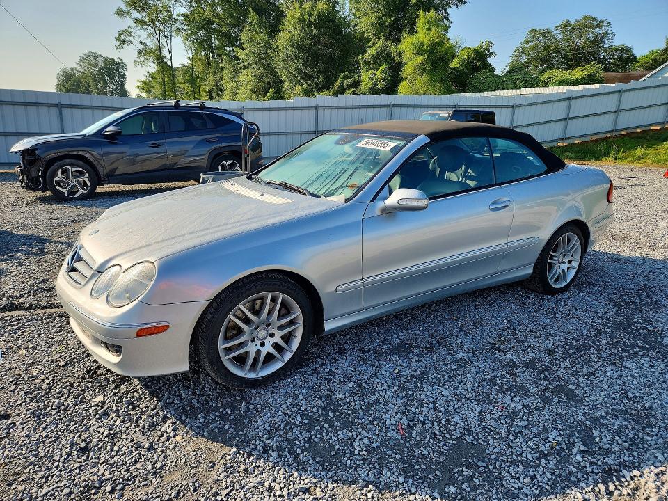 2009 Mercedes-benz Clk-klasse VIN WDBTK56F09T108385 COPART salvage auction — REAR END, Nc - Salvage Certificate Of Title, sold $2,550 on 2026-07-22 (photo 1)