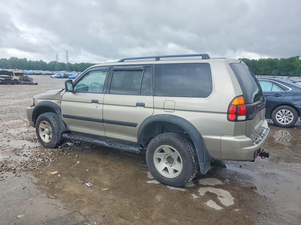 2002 Mitsubishi Montero VIN JA4LS21H72J031132 COPART salvage auction — FRONT END, TN - SALVAGE CERTIFICATE (P), sold $750 on 2026-07-16 (photo 2)