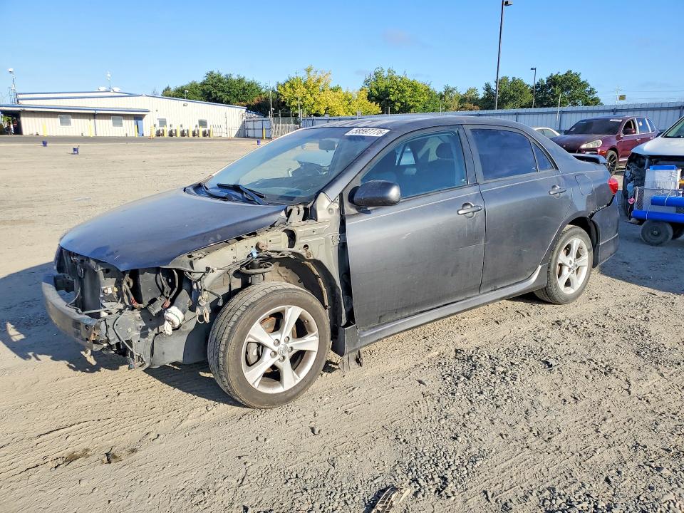 2011 Toyota Corolla VIN 2T1BU4EE1BC715757 COPART salvage auction — FRONT END, Ca - Salvage Certificate, sold $1,000 on 2026-07-02 (photo 1)